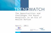 Research and analysis by Avalere Health The Opportunities and Challenges for Rural Hospitals in an Era of Health Reform April, 2011.