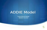 ADDIE Model Instructional Design Natalie Cavazos.