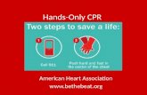 Hands-Only CPR American Heart Association .