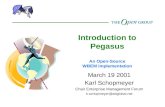 Introduction to Pegasus An Open-Source WBEM implementation March 19 2001 Karl Schopmeyer Chair Enterprise Management Forum k.schopmeyer@attglobal.net.