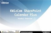 What it does? SharePoint Calendars Aggregation, Team Calendars, Mini-Calendars - Now available in KWizCom Calendar Plus All-In-One solution!