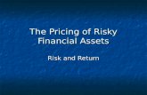 The Pricing of Risky Financial Assets Risk and Return.