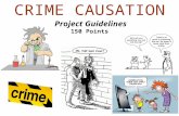 THEORIES OF CRIME CAUSATION Project Guidelines 150 Points.