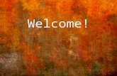 Welcome!. 1 Chronicles 16:23-27 (ESV) Sing to the Lord, all the earth! Tell of his salvation from day to day. Declare his glory among the nations, his.