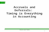 1 Khalid aziz**2010 Accruals and Deferrals: Timing is Everything in Accounting.