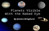 Planets Visible With the Naked Eye Planets Visible With the Naked Eye By Jennica Bringhurst.