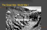 The Great War- World War I. Long Term Causes M- Militarism A- Alliances I- Imperialism N- Nationalism.