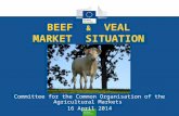 BEEF & VEAL MARKET SITUATION Committee for the Common Organisation of the Agricultural Markets 16 April 2014.