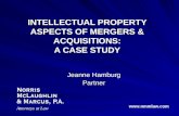 INTELLECTUAL PROPERTY ASPECTS OF MERGERS & ACQUISITIONS: A CASE STUDY Jeanne Hamburg Partner .