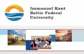 Mission of the Immanuel Kant Baltic Federal University – Provision of long-term competitiveness of the exclave Kaliningrad region bordering EU by means.