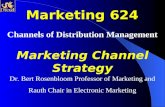 Marketing 624 Channels of Distribution Management Marketing Channel Strategy Dr. Bert Rosenbloom Professor of Marketing and Rauth Chair in Electronic Marketing.