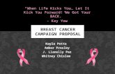 Kayla Potts Amber Presley J. Llanelly Paz Whitney Chislom “When Life Kicks You… Let It Kick You Forward! We Got Your BACK.” - Kay Yow.