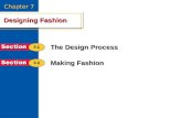Designing Fashion 1 Chapter 7 Designing Fashion The Design Process Making Fashion.