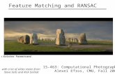 Feature Matching and RANSAC 15-463: Computational Photography Alexei Efros, CMU, Fall 2005 with a lot of slides stolen from Steve Seitz and Rick Szeliski.