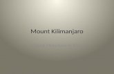 Mount Kilimanjaro Highest Mountain in Africa. Mr Ramsdale & Miss Frolchenko.
