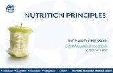 NUTRITION PRINCIPLES RICHARD CHESSOR richard.chessor@sru.org.uk 07837497788.