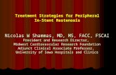 Nicolas W Shammas, MD, MS, FACC, FSCAI President and Research Director, Midwest Cardiovascular Research Foundation Adjunct Clinical Associate Professor,
