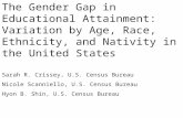 The Gender Gap in Educational Attainment: Variation by Age, Race, Ethnicity, and Nativity in the United States Sarah R. Crissey, U.S. Census Bureau Nicole.
