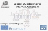 Special Questionnaire: Internet Addictions Georgios Errikos Hlapanis.