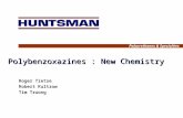 Polyurethanes & Specialties Polybenzoxazines : New Chemistry Roger Tietze Robert Kultzow Tim Truong.