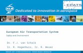 Nationaal Lucht- en Ruimtevaartlaboratorium – National Aerospace Laboratory NLR European Air Transportation System Safety and Environment Dr. F.J. van.