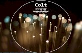 Colt Investor presentation March 2015 © 2015 Colt Technology Services Group Limited. All rights reserved.