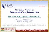 Virtual Canvas: Enhancing Class Interaction   Themin SUWARDY and LEONG Kwong Sin Copyright T. Suwardy.