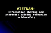 VIETNAM: Information sharing and awareness raising mechanism on biosafety.