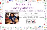 Nano is Everywhere! Nanoscience Family Science Night Jessica Liken Lead Educator – Physical Science and Chemistry Programs Perot Museum of Nature and Science.