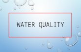WATER QUALITY. Sources of Water Pollution Water pollution results from some physical or chemical change that adversely affects human health or the health.