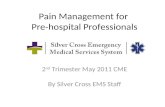 Pain Management for Pre-hospital Professionals 2 nd Trimester May 2011 CME By Silver Cross EMS Staff.