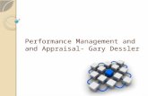 Performance Management and and Appraisal- Gary Dessler.
