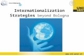 Page 1  Internationalization Strategies beyond Bologna.