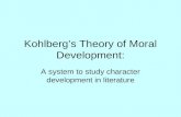 Kohlberg’s Theory of Moral Development: A system to study character development in literature.