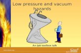 Low pressure and vacuum hazards An lpb toolbox talk.