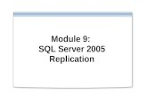 Module 9: SQL Server 2005 Replication. Overview Overview of Replication Enhancements New Types of Replication Configuring Replication.