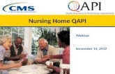 Nursing Home QAPI Webinar November 14, 2012. Introductions/Opening Remarks QAPI Demonstration National Roll-Out of QAPI Role of Ombudsman Programs Questions.