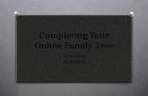 Completing Your Online Family Tree AFAS 2010 April 2014.