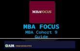 MBA FOCUS MBA Cohort 9 Guide. Go to your portal:  (bookmark this page because you.