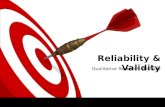 Reliability & Validity Qualitative Research Methods.