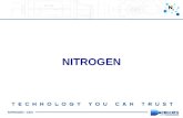 NITROGEN - CSN NITROGEN. NITROGEN - CSN BASIC INFORMATION ABOUT AIR Air consists of :