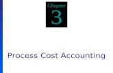 Process Cost Accounting Chapter 3. Keep your eye on the goal of Cost Accounting! + = + Direct Material Direct Labor Manufacturing Overheads What did the.