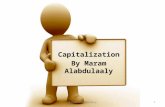 Capitalization By Maram Alabdulaaly Maram Alabdulaaly1.
