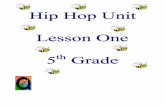 Hip Hop Unit Lesson Two Review Last Week’s Lesson  Before we begin this week’s lesson, we will review last week’s lesson content.