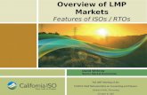 Overview of LMP Markets Features of ISOs / RTOs David Withrow Senior Market Economist Fall 2007 Meeting of the NARUC Staff Subcommittee on Accounting and.