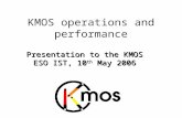 KMOS operations and performance Presentation to the KMOS ESO IST, 10 th May 2006.