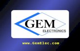 Www.GemElec.com. Perfect for Special Applications.