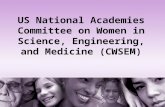 US National Academies Committee on Women in Science, Engineering, and Medicine (CWSEM)
