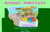 Animal Habitats Houghton Mifflin Theme Four Mr. Mills Grade Three.