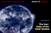 Activity 2: The Sun: Ruler of the Solar System Module 19: The Sun Swinburne Online Education Exploring the Solar System © Swinburne University of Technology.